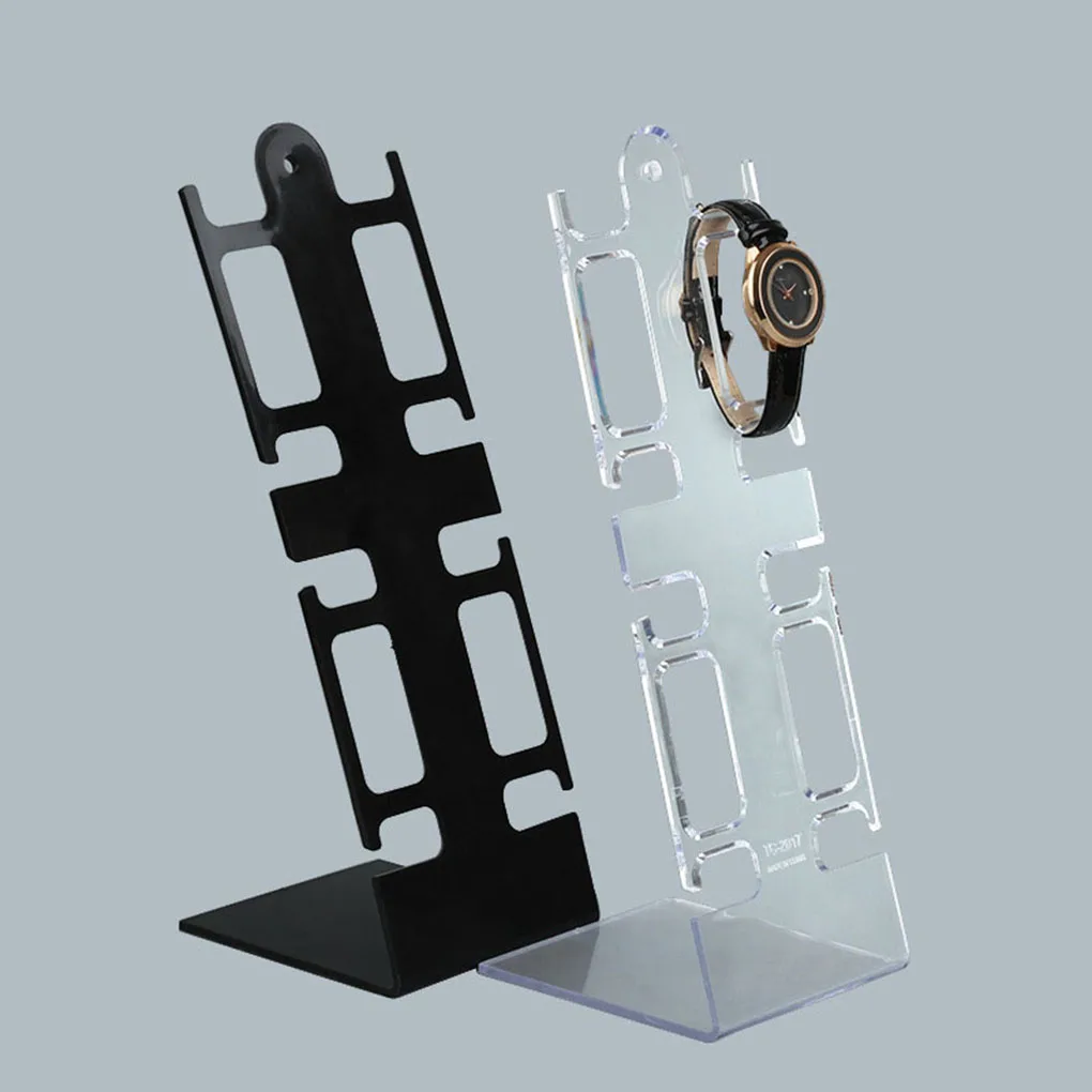 

Watch Show Rack Plastic Showcase Shelves Bracelet Reusable Organizer Holder Store Home Office Decoration Accessories