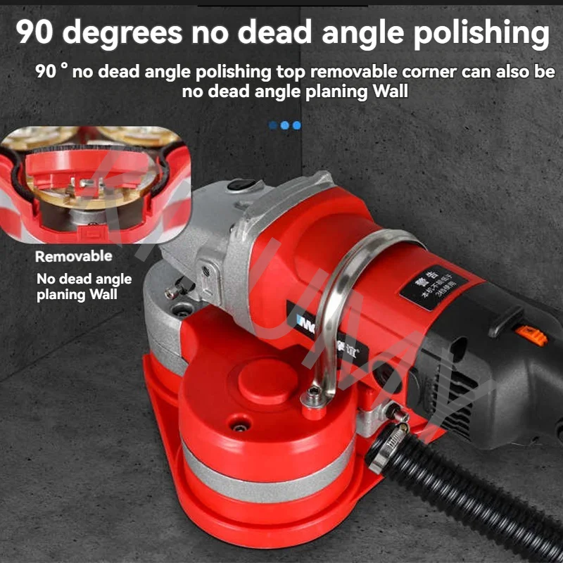Electric Water Mill Polishing Machine Household Portable Epoxy Floor Grinder Multifunctional Handheld Concrete Polisher