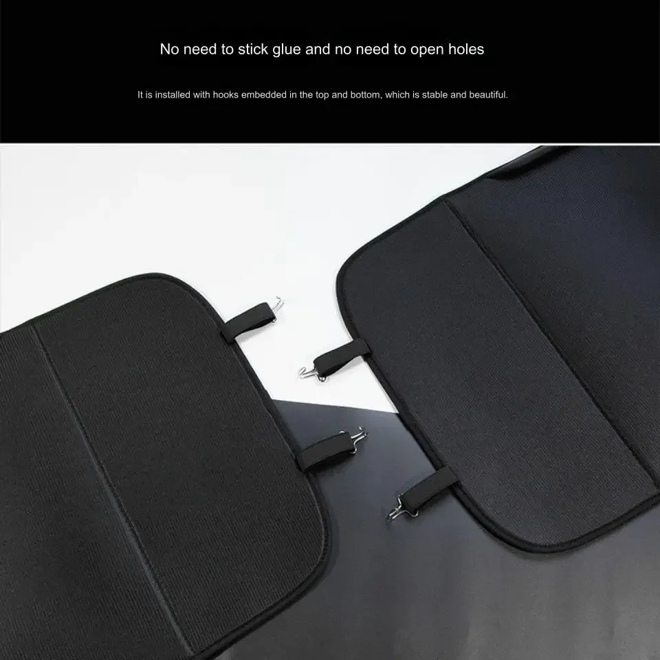 Car Seat Back Anti-kick Pad For Mercedes Benz A B C E G S Class GLC GLB GLE GLS CLA W213 Full Surround Leather Anti Dirty Mat