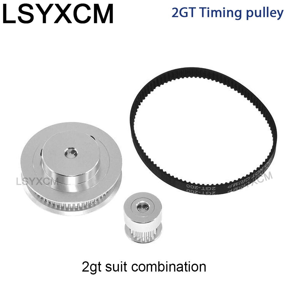 GT2 Timing Pulley Set 60 Teeth 20 Teeth 5mm/8mm Ratio 3:1/1:3 Belt Width 6mm 3D Printer DIY Accessories