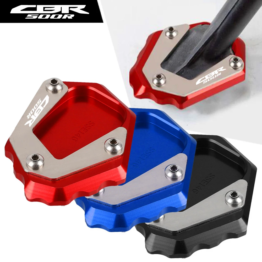 

For Honda CBR500R CBR650R CBR 650 500 R 2018-2023 2022 2021 2020 2019 Motorcycle Side Stand Enlarger Sled Sidestand Kickstand