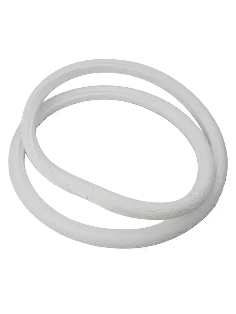 Pneu Solide 700x23C Pour Vélo De Route Et Urbain - Sans Chambre à Air, En Polyuréthane - Couleurs Noir/blanc/rouge/bleu - Poids 410g