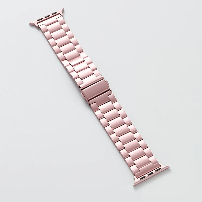 Classic Three-Bead Stainless Steel Sports Strap, 20mm/22mm