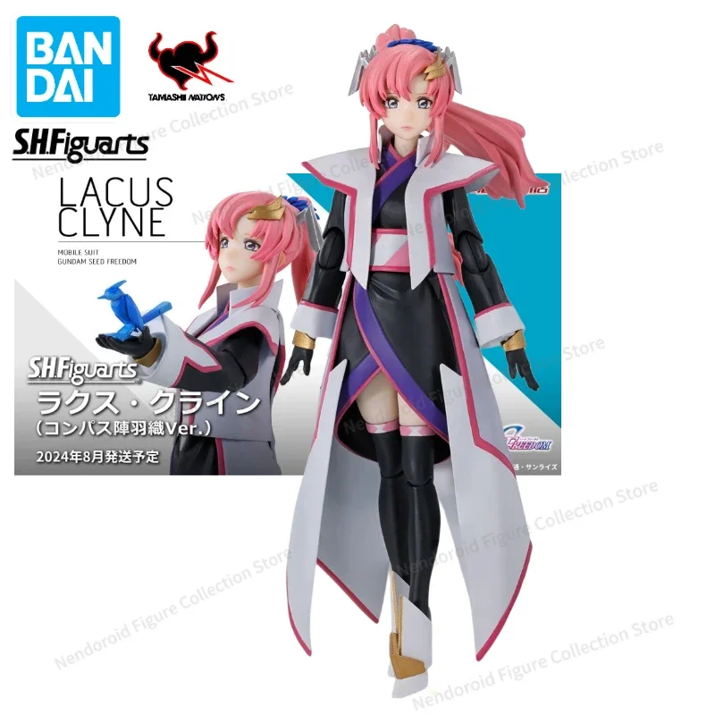 100% Originale Bandai S.H.Figuarts Shf Mobile Suit Gundam Seed Lacus Clyne Animazione Action Figure Collezione Di Modelli Regalo Hobby