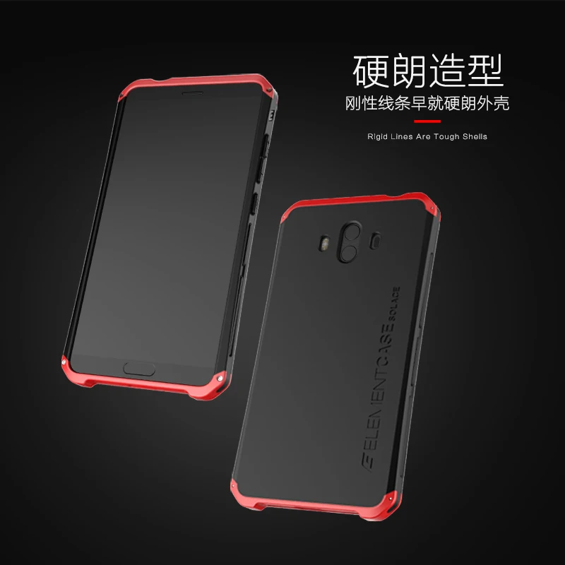 

Роскошный металлический алюминиевый армированный чехол для телефона Huawei Mate 10 противоударный силиконовый гибридный ПК чехол-накладка для Huawei Mate 10 чехлы