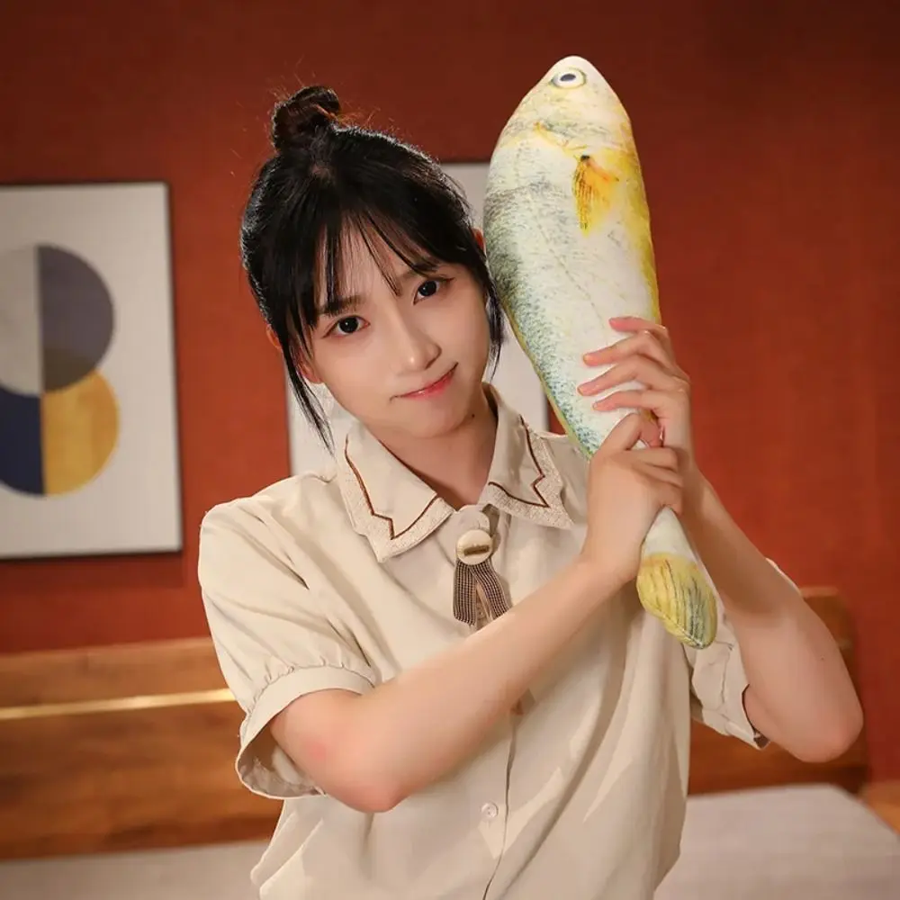 Giant Funny Fish Plush Toys 60/80/100CM Comfortable Simulation Plush Toys Soft Stuffed Soft Animal Pillow