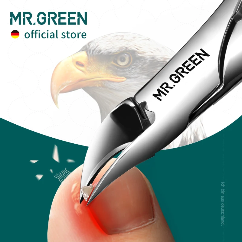 MR.GREEN Nail Clippers Toenail Cutters Pedicure Manicure Tools  Ingrown Paronychia Professional Correction Tool Sets