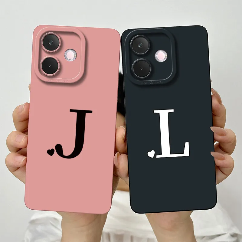 Luxury Letters Soft Slim Silicone Anti-Drop Protective Phone Case