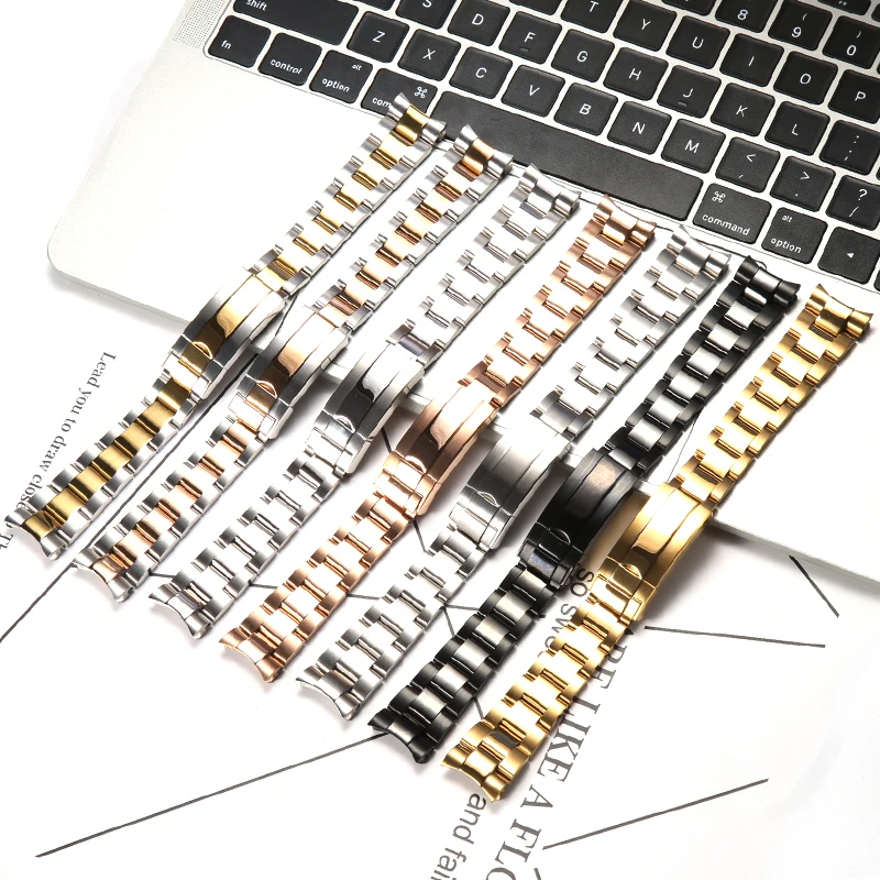 

Solid Stainless Steel Watchband Suitable For GMT-Master Daytona Water Ghost Submariner Strap Bracelet Watch Accessories
