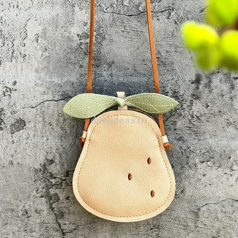 Cartoon Cute Kids Mini Bags for Toddler Girls Pumpkin / Pear / Ladybug Crossbody Bag Kawaii Baby Children's Small Handbags Gift - 6