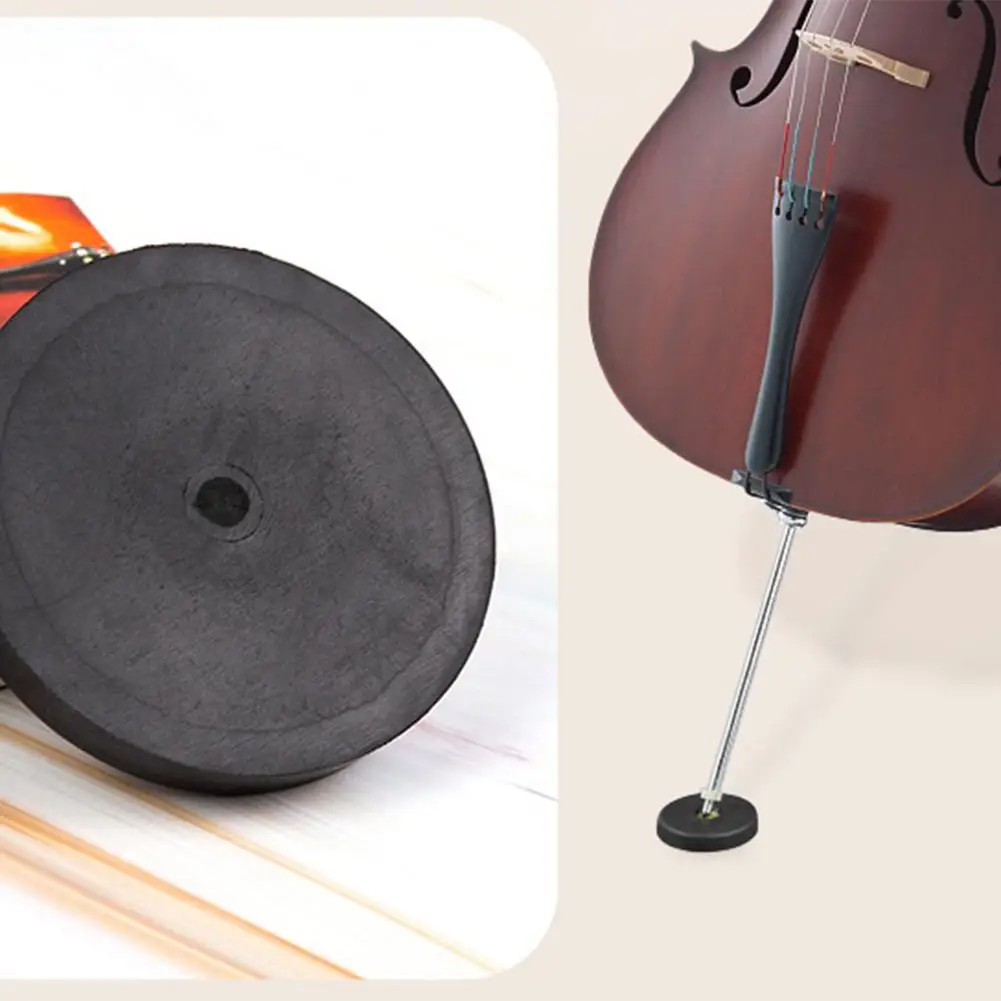 Cello Support Parts Cello Anti-slip Rug Pad Stop End Pin Stand Holder Rubber Floor Protector Violoncello Stoper Musical Instruments Part Accessories