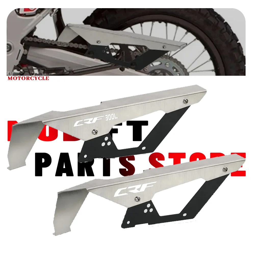 

Motorcycle FOR HONDA CRF 300L CRF300L ABS CRF 300 L Rally Back Drive Chain Cover Guard Protection 2021 2022 2023 2024 CRF300LS