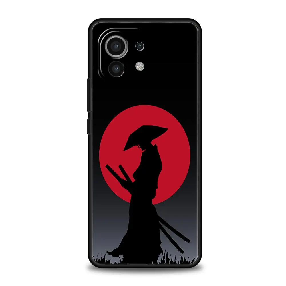 Japan Redsun Samurai bushido Phone Case For Xiaomi 13 12 11 Lite 12T 11T  10T 9T Mi Poco X5 M4 M3 X4 X3 Pro F5 F4 F3 GT 5G Cover - AliExpress