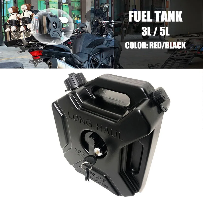 Motorcycle3L5LPortablePlasticCansGasFuelTankEmergencyBackup