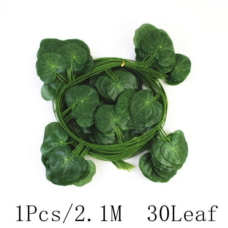 1/2/5Pcs 230CM Artificial Leaves Vine Plant 30Leaf Fake Plant for Home Decor Garden Wedding Decoration Outdoor Garland Accessory – Detail 14