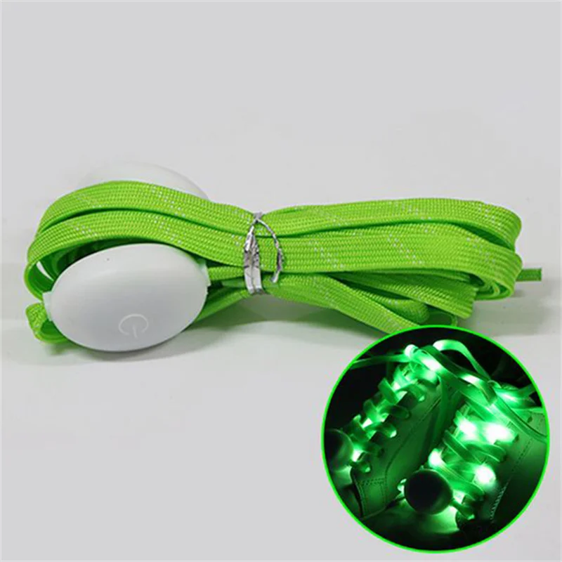 LED Sport Luminous Glow Shoelaces – Flash Light Shoe Strings