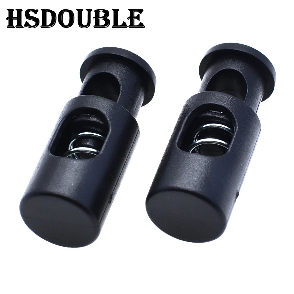 Plastic Cord Lock Stopper Cylinder Barrel Toggle Clip For Garment Accessories cord lock stopper cord stopper cord lock cord end lock