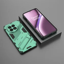 Shockproof Armor Case with Magnetic Stand Holder and Stand Functionality for Nord CE 4 Lite (Green)