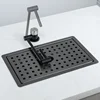 Nano Sink Hidden Stainless Steel Sinks Island Bar Invisible Mini Small Single Pantry with Cover Kitchen Fixture 1