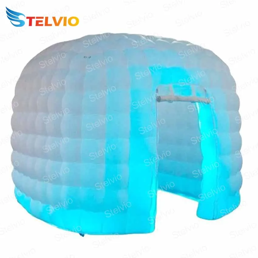 Inflatable Photo Booth Enclosure WIth RGB LED Lights 360 Photo Booth Backdrop Tent Custom Logo Sizes For Party Weeding Events dvotinst newborn baby photography props ethnic style outfit with scarf nacklace backdrop theme set studio shooting photo props