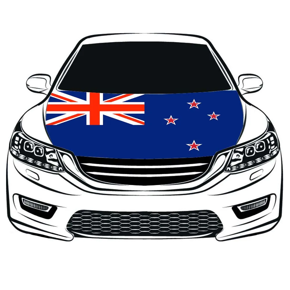 

New Zealand national flag car Hood cover flags 3.3x5ft/5x7ft 100%polyester,car bonnet banner