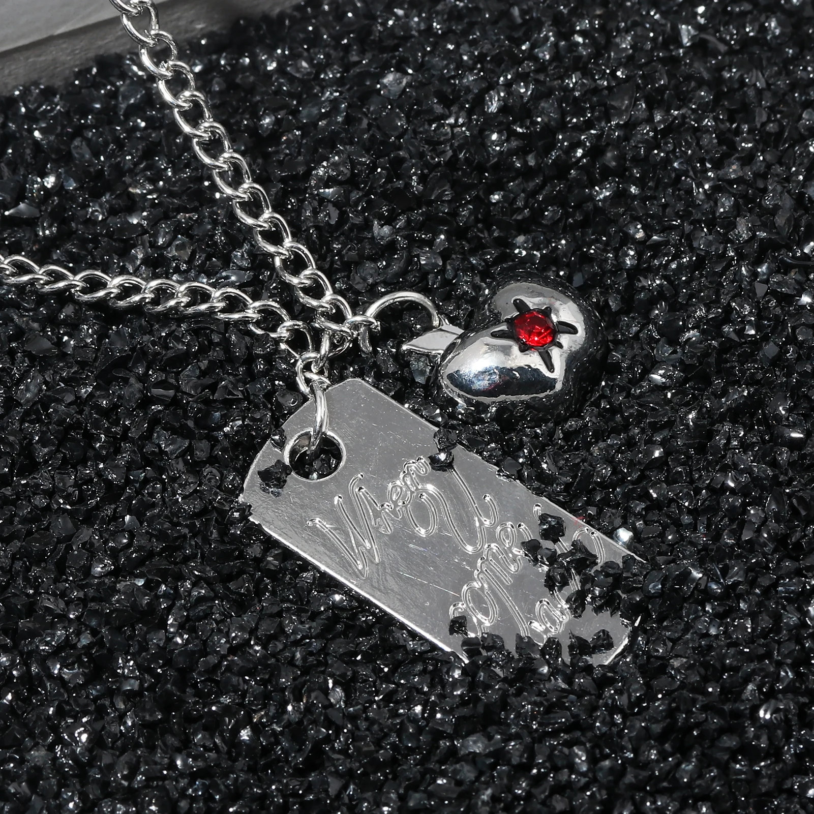 Game Love and Deepspace Caleb Necklace Keychain Summer Day Apple Clavicle Bag Pendant Women's Jewelry Accessories Gift 2Pcs/Set