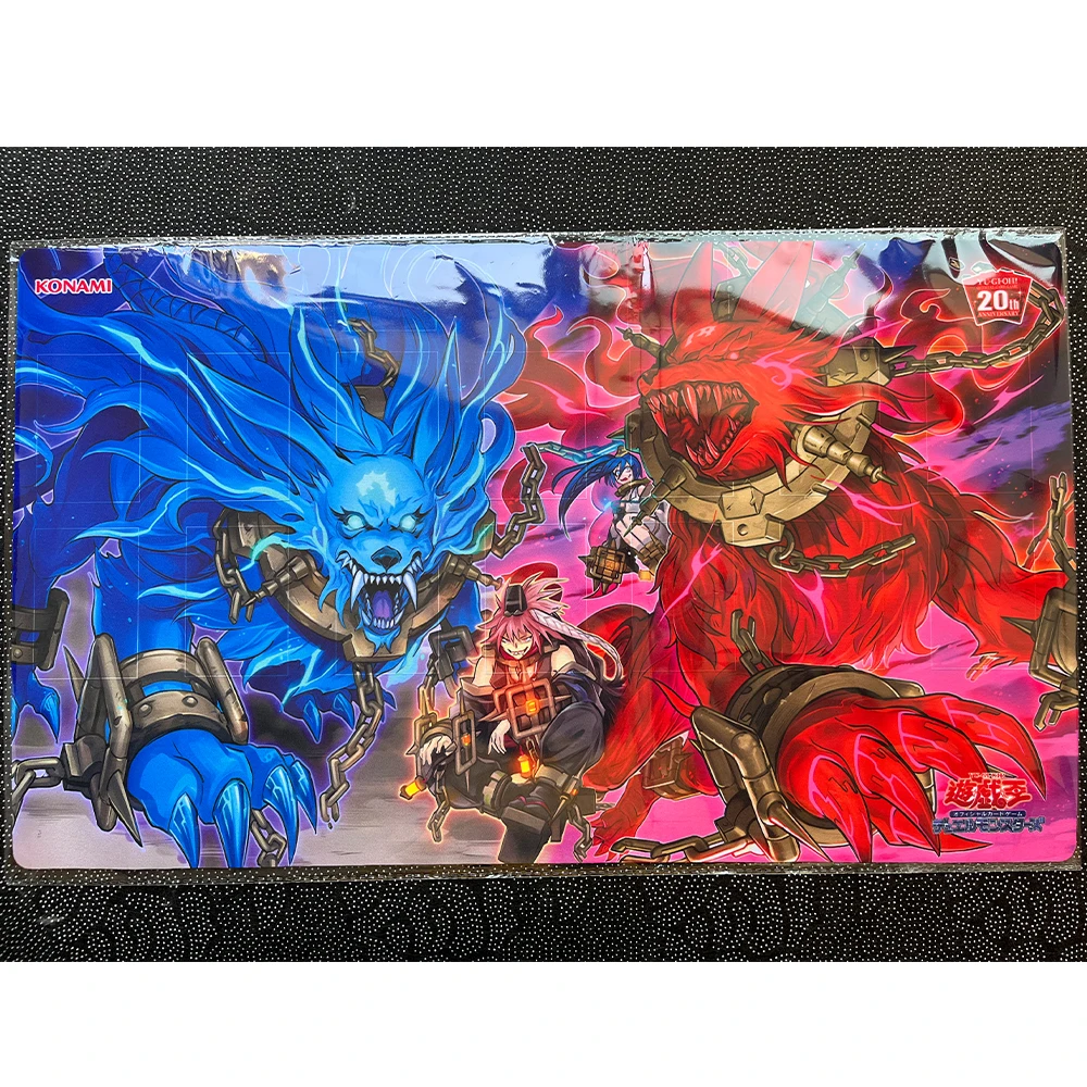 Yugioh Playmat Con Zone Unchained Soul Of Rage Tcg Ccg Ocg Trading Card Game Mat Yu-Gi-Oh Mats-D11