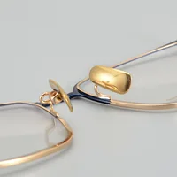 3 Pairs Common Ceramic Nose Pad Screw on Glasses Accessories Metallic Color Colorfast Non-corrosive Replace Eyeglasses Repair 2