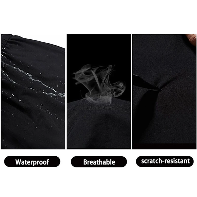 THORSOL Men's Casual Waterproof Reflection Windbreaker MTB Cycling Jacket Hooded Outdoor Bicycle Mountain bike Coat Autumn