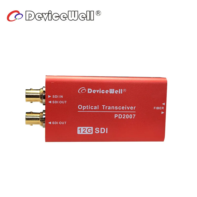 

Devicewell PD2007 12G SDI Fiber Optic Video Converter Transceiver