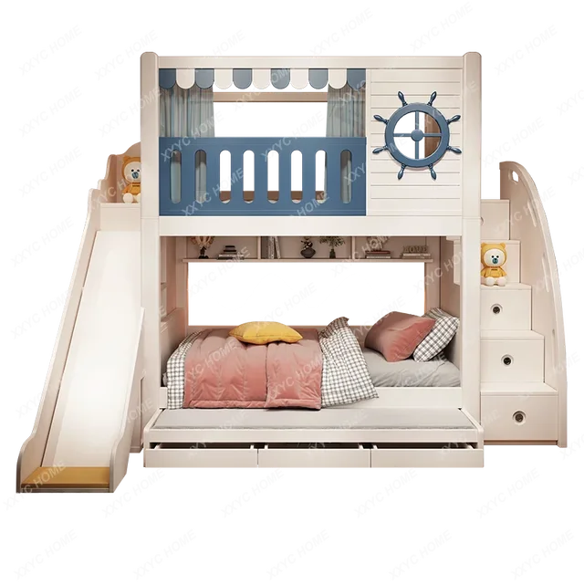 Introducing the Children s Upper and Lower Bed Bunk Bed Castle Tree House Height Bunk Bed S Type