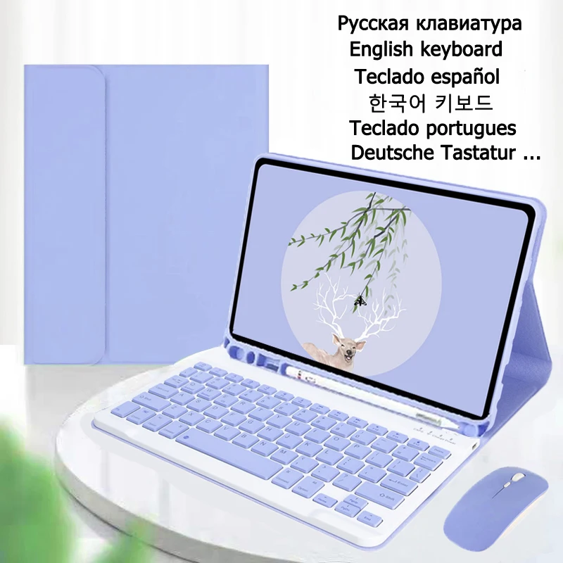 Cover Per Funda Samsung Galaxy Tab S8 Tastiera Ultra Case Per Samsung Tab S8 Ultra Case 14.6 Pollici 2022 Tastiera Russa Coreana