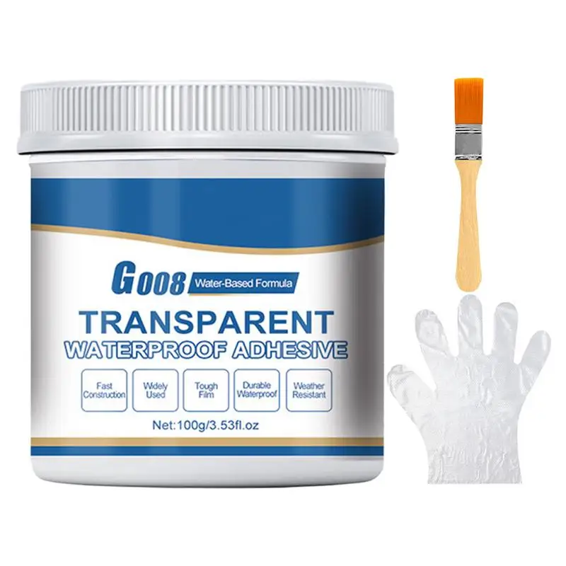 

Super Strong Waterproof Glue Anti Leakage Household Glue Transparent Liquid Coating For Pipe Joints Chimney Repairing Adhesive