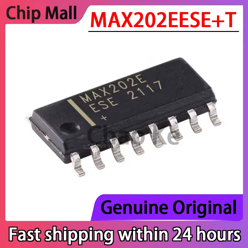

Новинка, оригинальный драйвер трансивера MAX202E MAX202EESE + T, IC чип SOP-16, 1 шт.