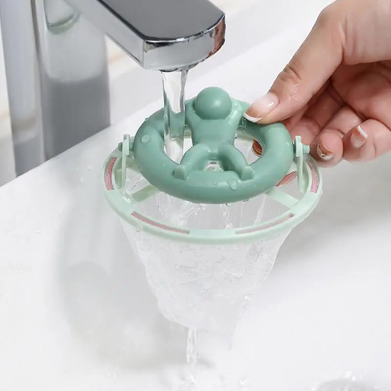 Washing Machine Filter Effective Hair Absorption Light Suspension Durable V-shaped Design Swimming Ring Washing Ball 30g