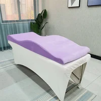Factory superb beauty salon Violet Purple Curved lash bed Topper mattress message mattress topper beds for eyelashes 1