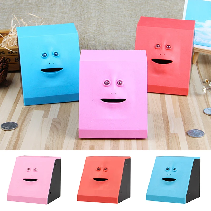 Creative Human Face Money Bank – Unique Eating Money Deposit Box