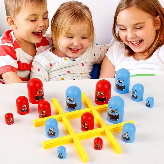 Funny Table Board Games Tic Tac Toe Intellectual Big Eating Small Chess Interactive Multiplayer Party Games Toys for Kids Adult 1