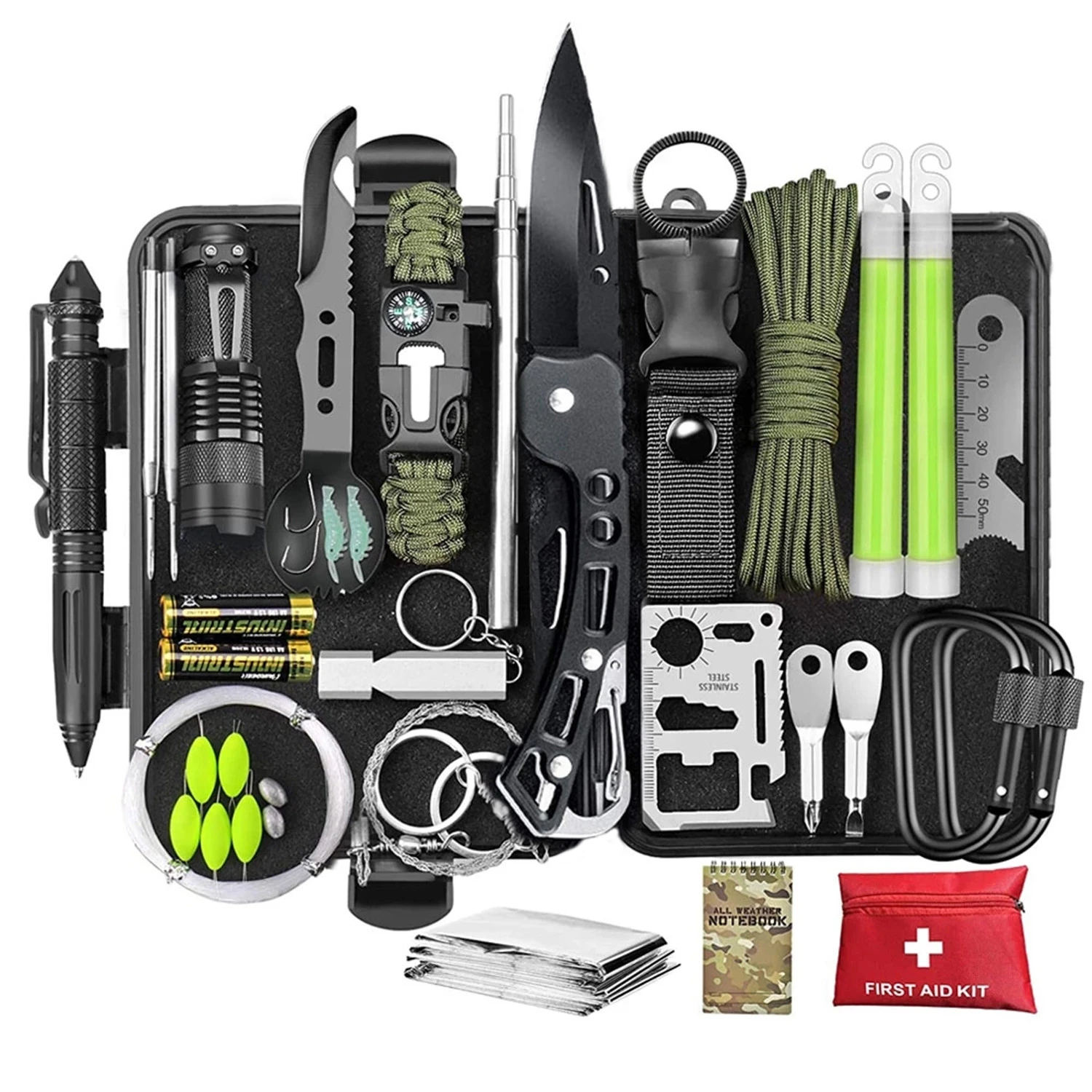 150 In1 Survival Outdoor Kits Military Tactical EDC Emergency Gear