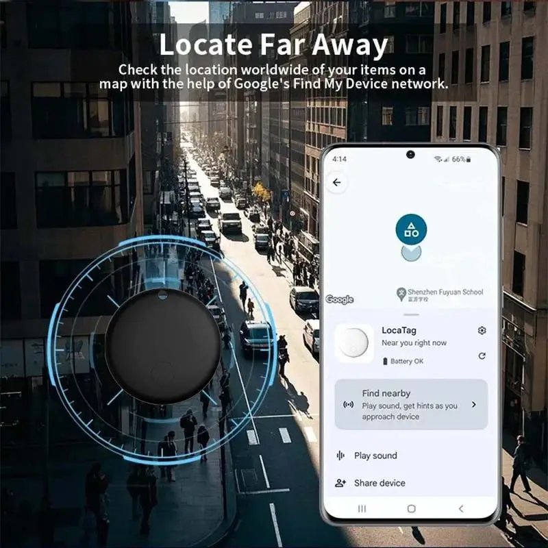 Bluetooth Smart Tags for Android Smart Finder Item Locator Works with Google's Find My Device App, Keys, Luggage, Backpack - Image 4
