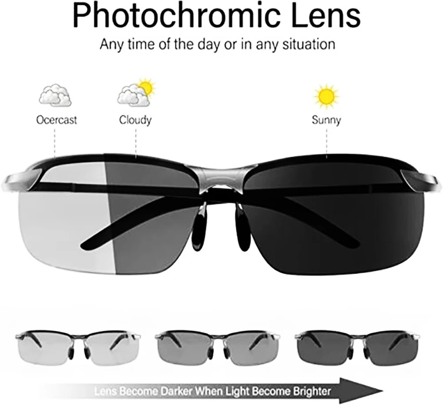 

Women Sunglasses UV Protect and Polarized Driving Photochromic Sun Glasses Men UV400 Outdoor Drive Goggles Sunglasses Sport 2023