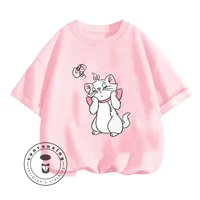 Cute Disney The AristoCats T-Shirts for Boys Girls Cheap Soft Summer Tops Classic Animation Cartoon Prints Kids Favorite Tops 1