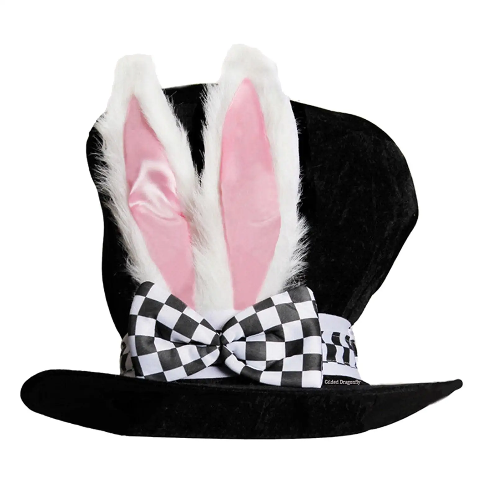 Kids Men's Adult Black Velvet Bunny Ear Top Hat Fashionable Premium Quality Decorations Costume Holiday Hat Comfortable Cute cosplay costume