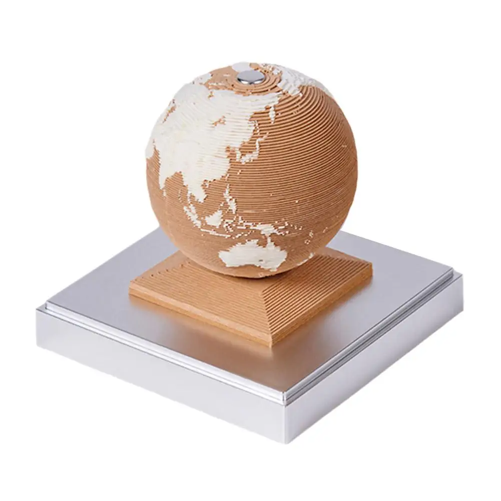 3D 지구 달력 2024 달력 메모 패드, DIY 조각, 홈 달력 장식, 모델 책상 달력, 지구 예술 지구 그림 O5h2