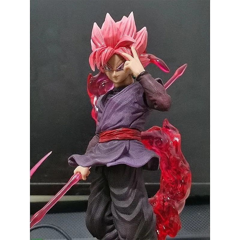 Bandai genuíno gashapon em estoque dragon ball super goku preto majin buu  figura de ação coleção modelo brinquedos presentes para crianças -  AliExpress