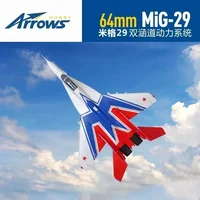 Model Aircraft Twin 64mmmig-29 Mig 29 Like Real Combat Show Aircraft Rc Plane Pnp Airplane Toy 1