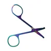 Beauty and Makeup Tools High Quality Eyebrow Trimming Mini Scissors Men's Stainless Steel Round Nose Hair Scissors 2