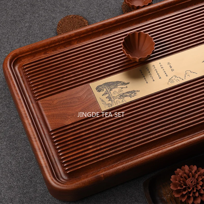 Rosewood Tea Tray, High-end Household Solid Wood Large Tea Table, Kung Fu Tea Set, Electric Wood TeaSea Tray