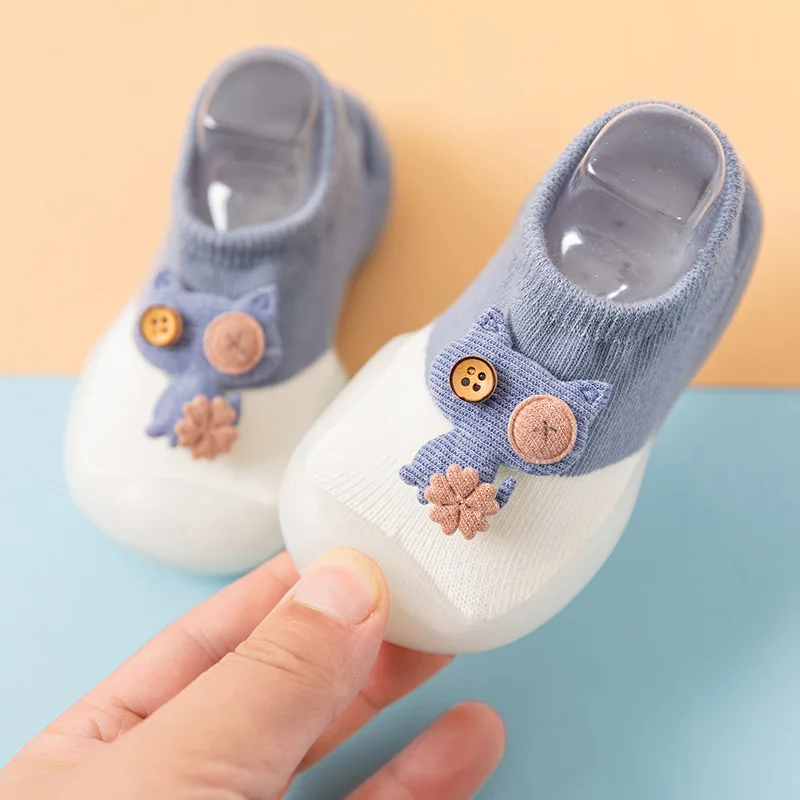 Comfy & Breathable Slip-On Shoes for Baby Boys & Girls-Perfect for First Walkers Toddlers Cartoon Baby Walking Socks