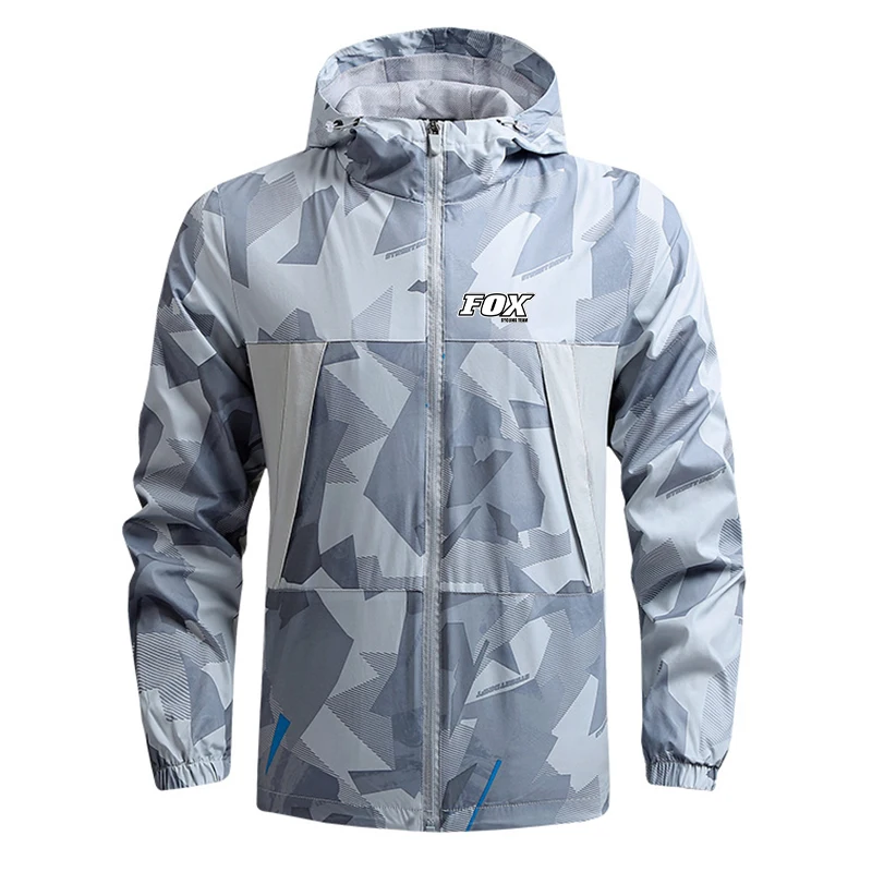 Cycling Jacket Cycling Clothes FOX Cycling Team Motorcycle Waterproof MTB Men Bicycle Road Mountain Bike Windbreaker